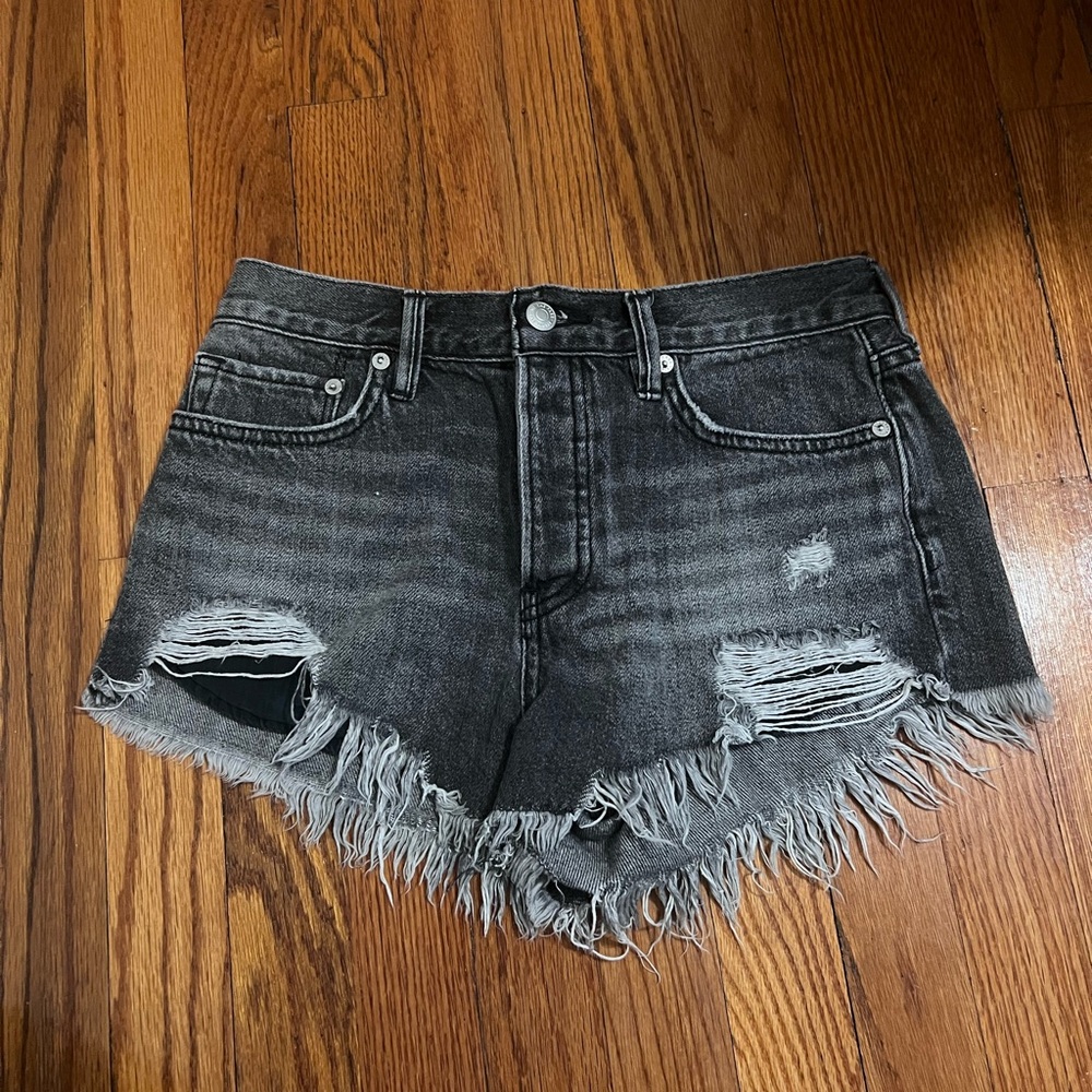 Dark grey free people shorts!